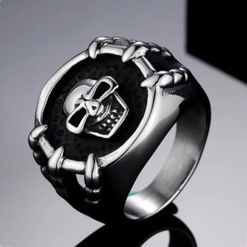 Кольцо из нержавеющей стали стимпанк кольца для мужчин ювелирные изделия