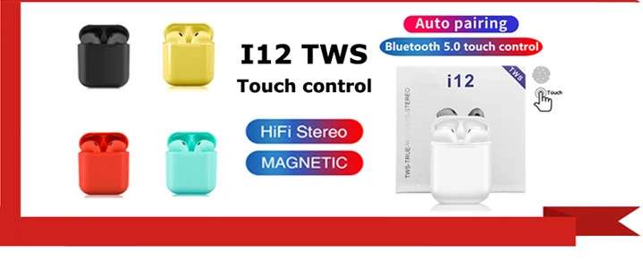 WPAIER I7S TWS Bluetooth Наушники цветные портативные беспроводные наушники с зарядной коробкой Мини bluetooth наушники цветной узор