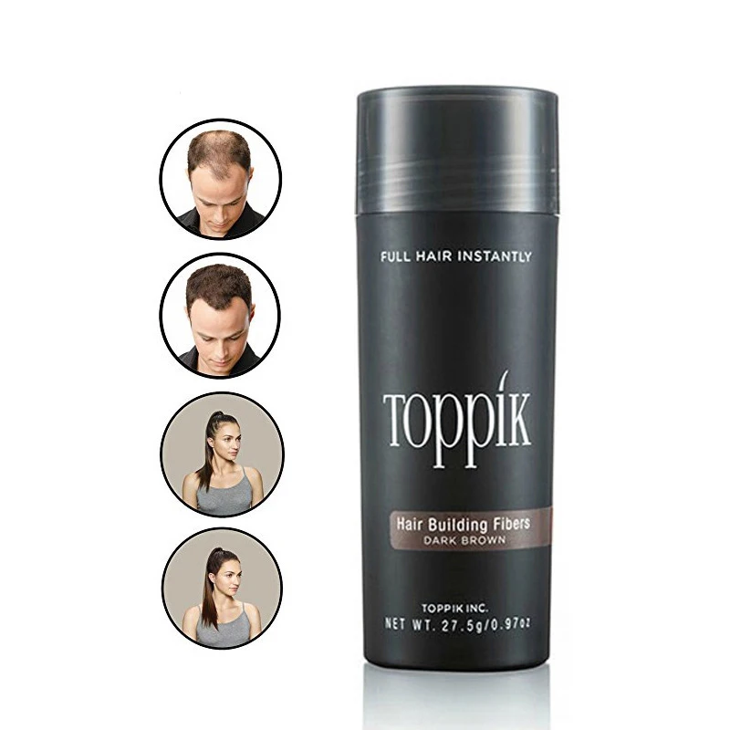 

Hair Fibers Keratin Toppik Thickening Spray Hair Building Fibers 27.5g Loss Products Instant Wig Regrowth Powders