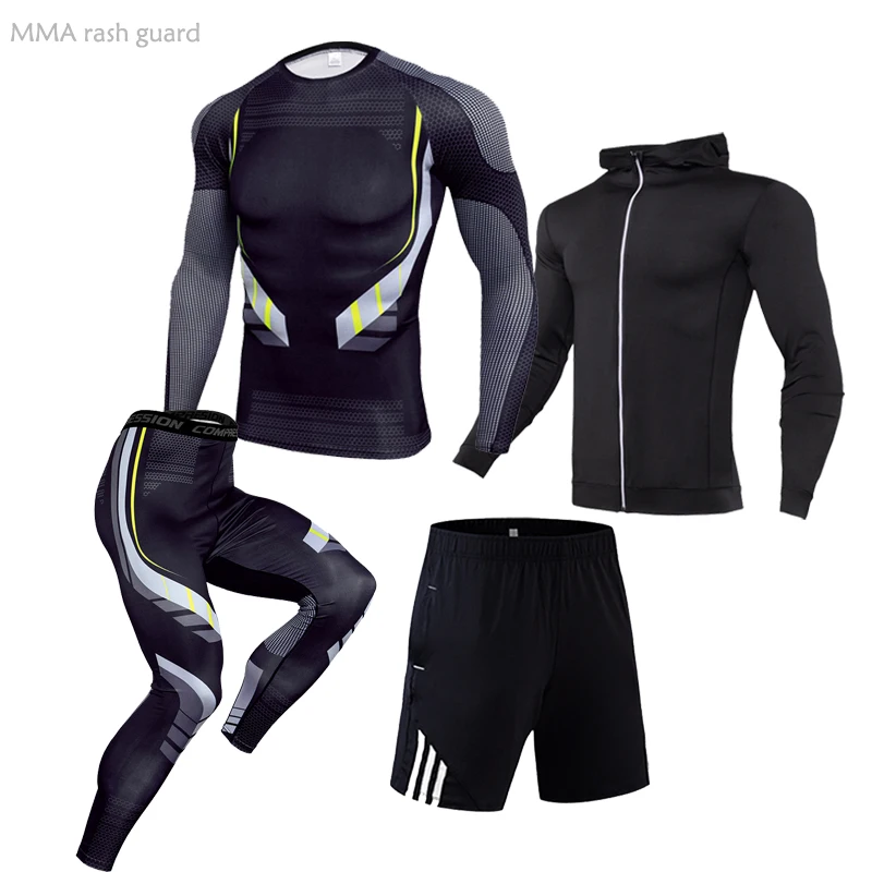 

Men Long Johns Winter Thermal Underwear Base Layer Compression Underwear Workout Clothing Tights Skin Rash Guard Track Suit Men