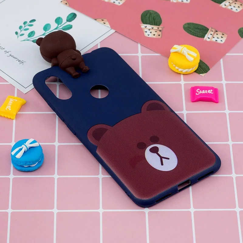 Чехол для Xiaomi Redmi Note 6 Pro чехол 3D игрушки панда кошка мультяшный силиконовый Xaomi Xiomi