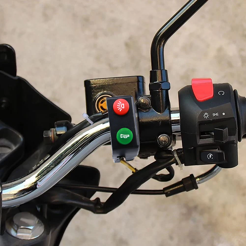 

Handlebar Switch Horn Headlight Button Switch 2 In 1 Motorcycle Turn ON/OFF Switch For Motorcycle Scooter Electric Bike Switch