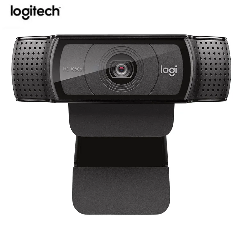 Веб-камера Logitech C920 HD 1080P Pro, Широкоформатная запись видеозвонков, камера 15 МП