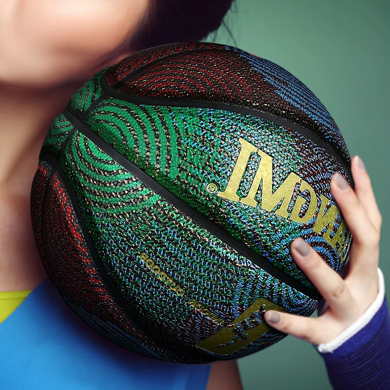 Новинка уличный баскетбольный мяч хорошего качества красивый мягкий кожаный