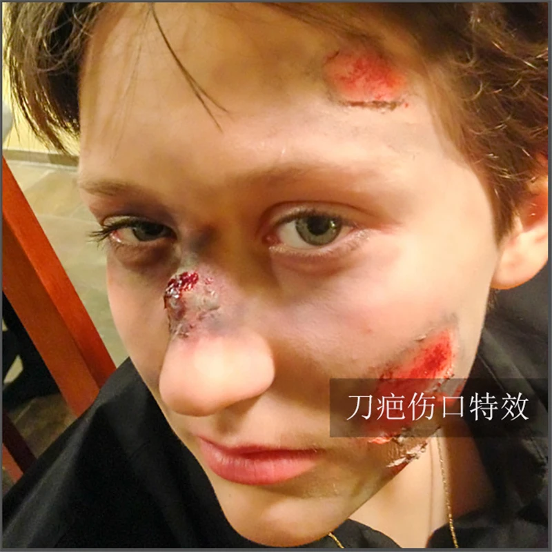 Нож для шрамов на носу 1 шт. нож косплея телесного цвета покрытие кожи воск