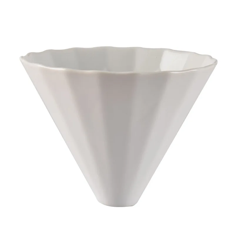 2-4Cup Ceramic Coffee Cup Espresso Filter V60 Funnel Drip Hand Filters Portable Accessories | Дом и сад