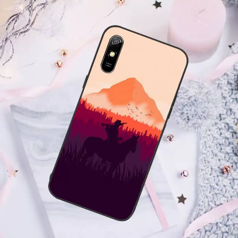 

game RDR2 Phone Case For Xiaomi Mi Redmi Note 7 8 9 pro 8T 9T 9S 9A 10 Lite pro