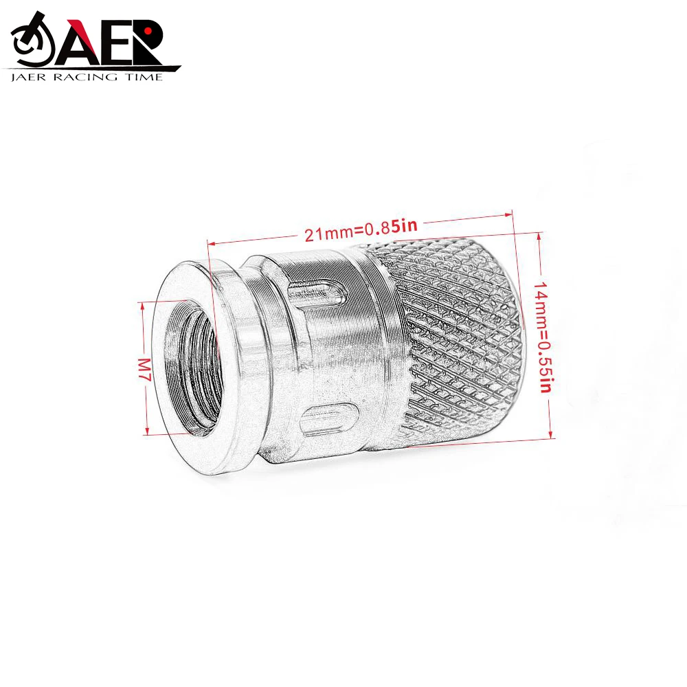 JAER Motorcycle Vehicle Wheel Tire Valve Stem Cap Cover for Benelli 502C 302S 752S leoncino 500 BJ500 250 BJ250 TRK 502 TNT 300 |