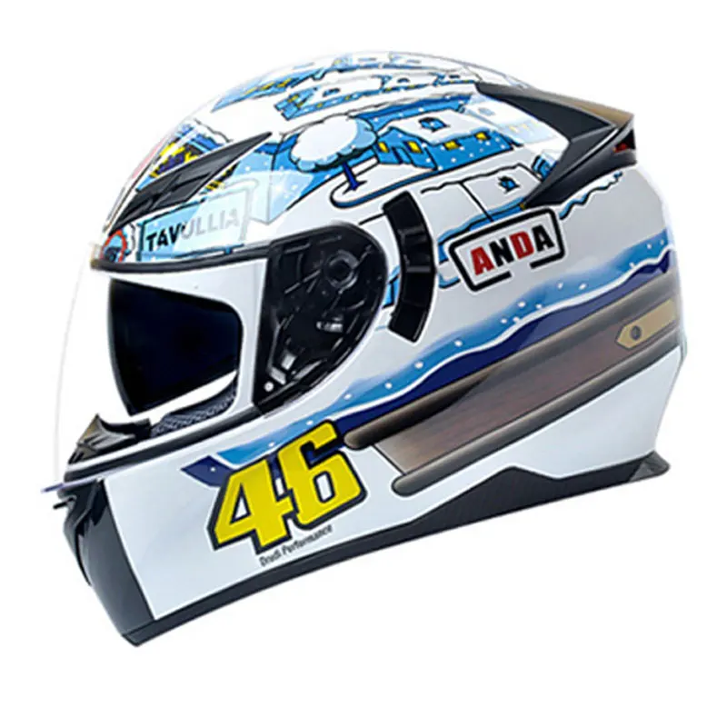 Шлем мотоциклетный со светодиодной подсветкой умный флип-шлем для езды на