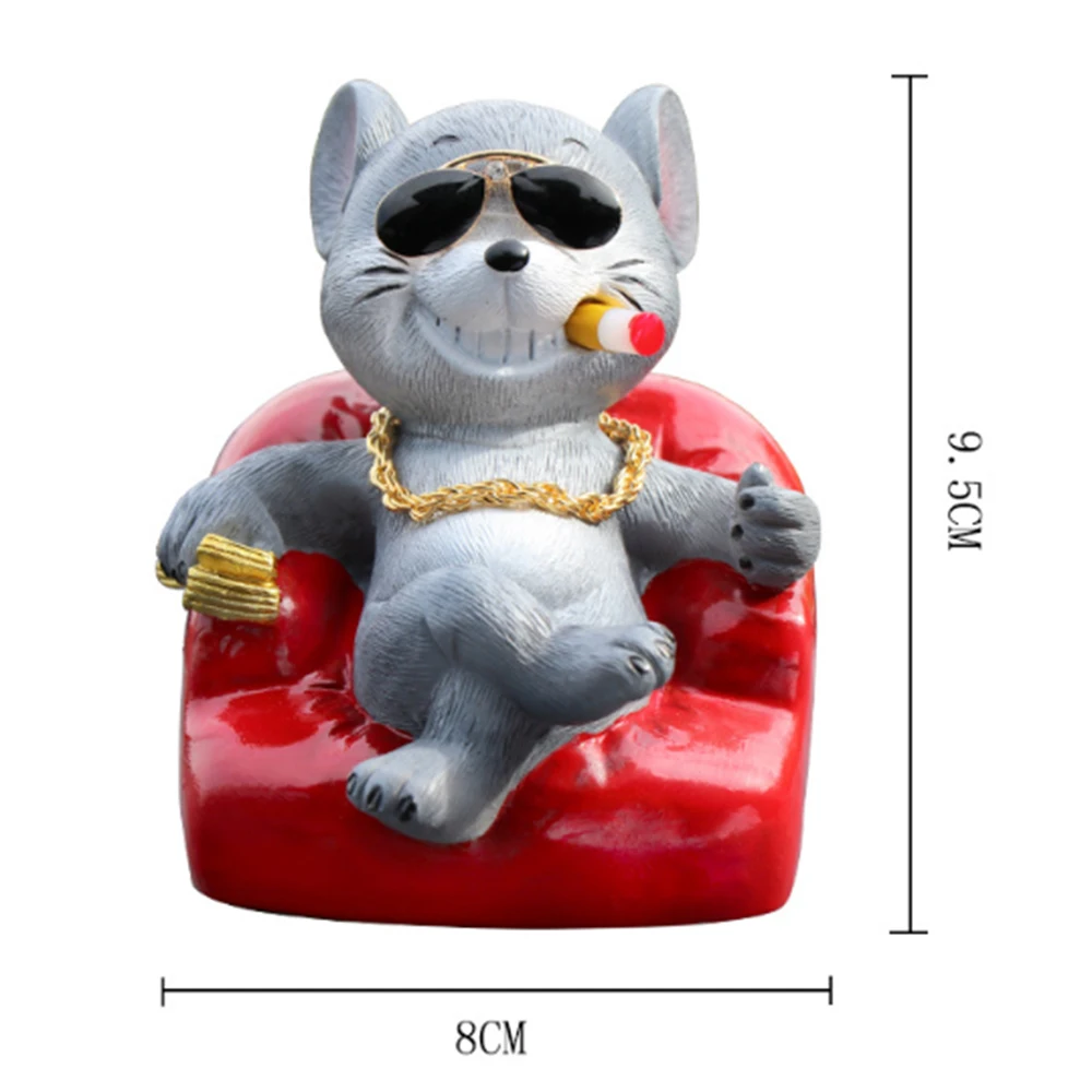 Автомобильный орнамент симпатичная Вибрирующая голова из ПВХ собака интерьер