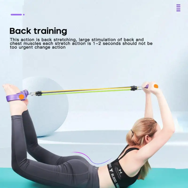 

5 strength tension ropes pound rubber Resistance Bands Crossfit Training Exercise Yoga Tubes Pull Rope Expander Elastic Bands