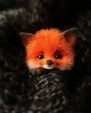 Non finished Handcrafted Pocket Animal Pet Doll Toy Wool Needle Felting Kit Dog Cat Fox Rabbit фетр для рукоделия фетр fieltro images - 6