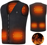 heated vest for women men smart electric heating vest rechargeable warming heated jacket warmer jacket battery not included