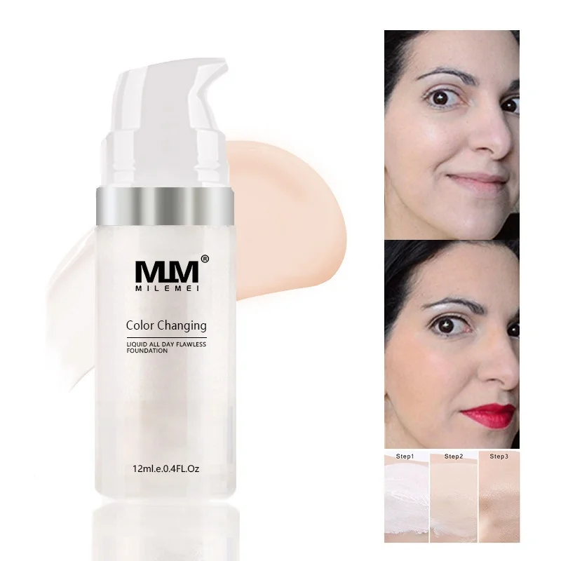 1 шт. Жидкая основа для макияжа меняющая цвет Праймер база профессиональный