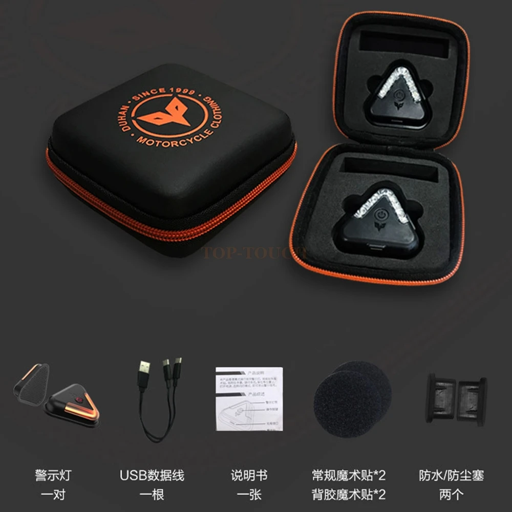 

DUHAN Bicycle LED Warning Light Waterproof Velcro Bonding BV 5V USB Charging Mountain Road Bike Helmet Light Riding Equipment