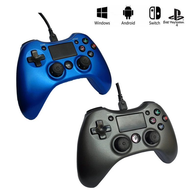 USB проводной геймпад для PS4 контроллер Playstation Dualshock 4 консоль PS3 переключатель ПК