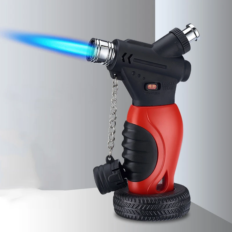 

High Firepower Butane Torch Turbo Lighter Outdoor Gas Lighter Cigar Smoking Lighters Metal Cigarette Lighters Gadgets for Men