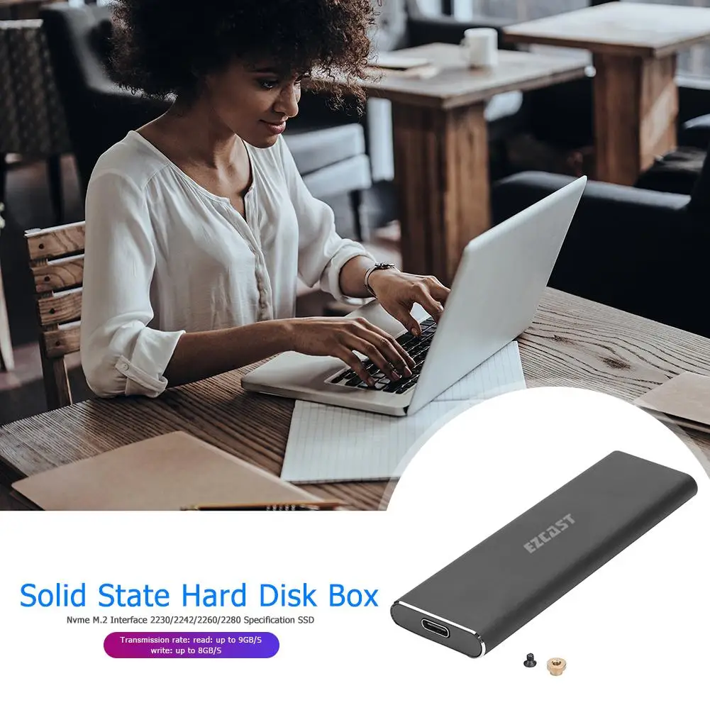 Корпус M2 SSD NVME PCIe корпус M.2 на USB Type C 3 1 GEN2 M адаптер для ключа жесткого диска