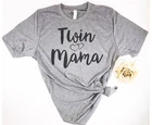 Футболки Twin MAMA, подарок на день матери, смешные милые футболки, хлопковый топ с круглым вырезом и коротким рукавом для мамы