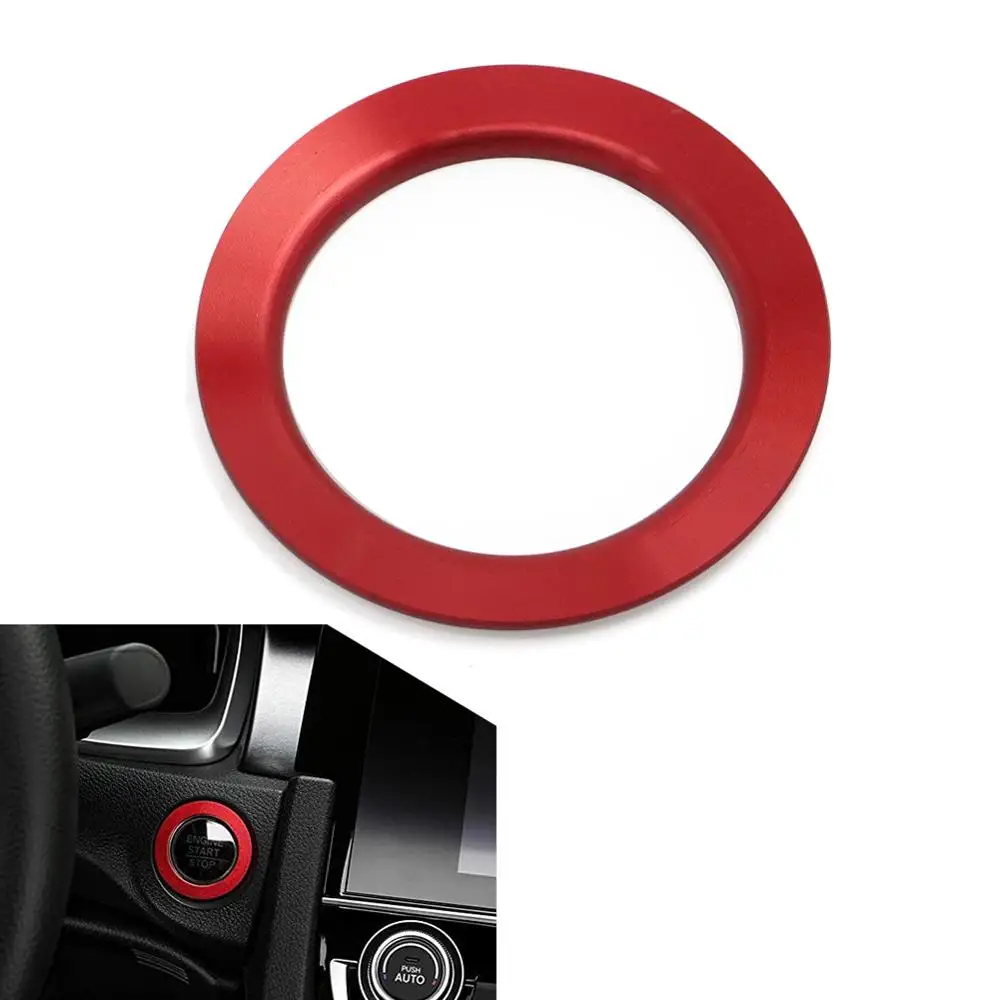 Нажимная кнопка запуска двигателя кольцо переключателя для ключей отделка Honda