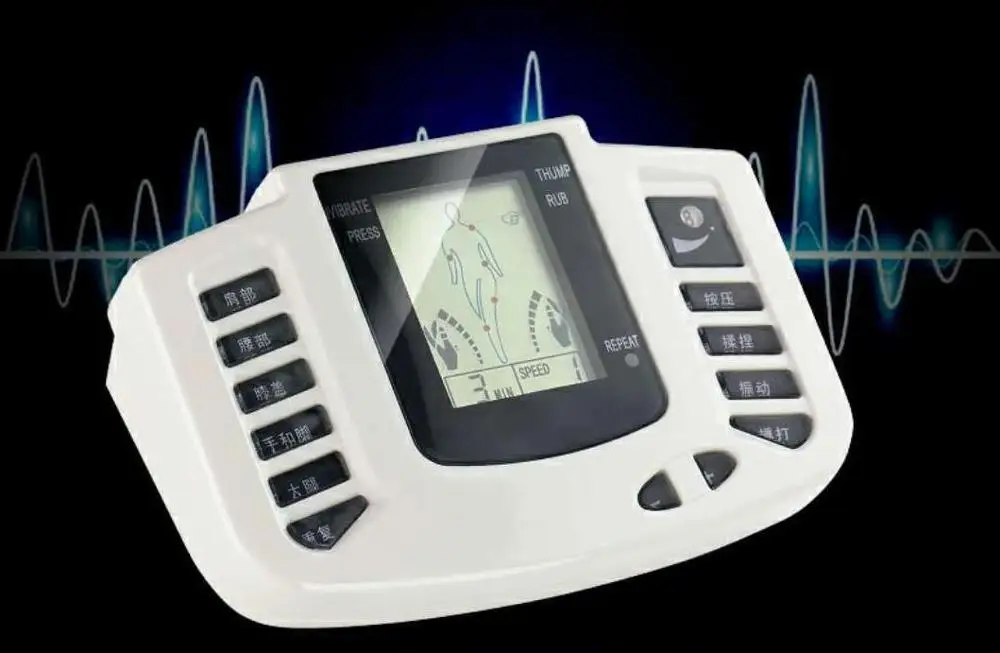 Импульсный Массажер Многофункциональный Цифровой Меридиан массажер