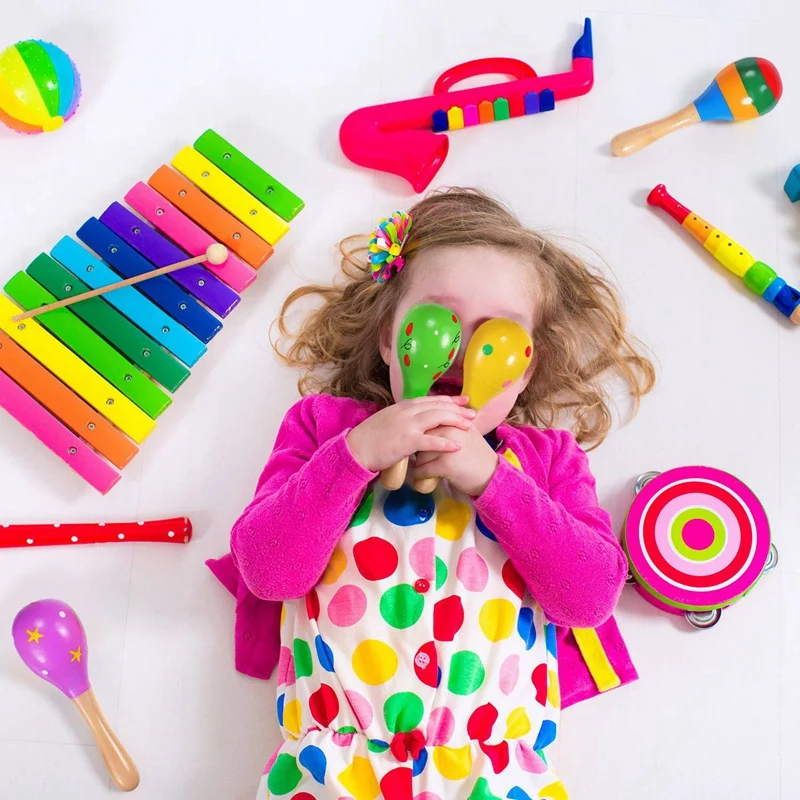 12 штук Maracas для Maraca вечерние любимые деревянные красочные мини Fiesta Favours