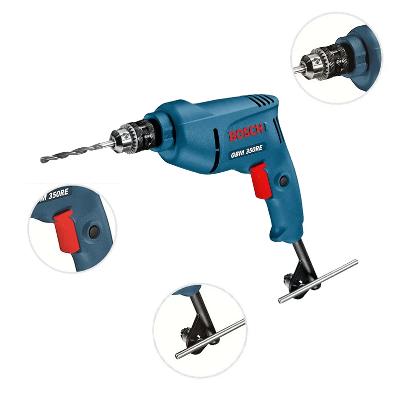 BOSCH GBM350RE ручная дрель пистолет портативная многофункциональная регулировка