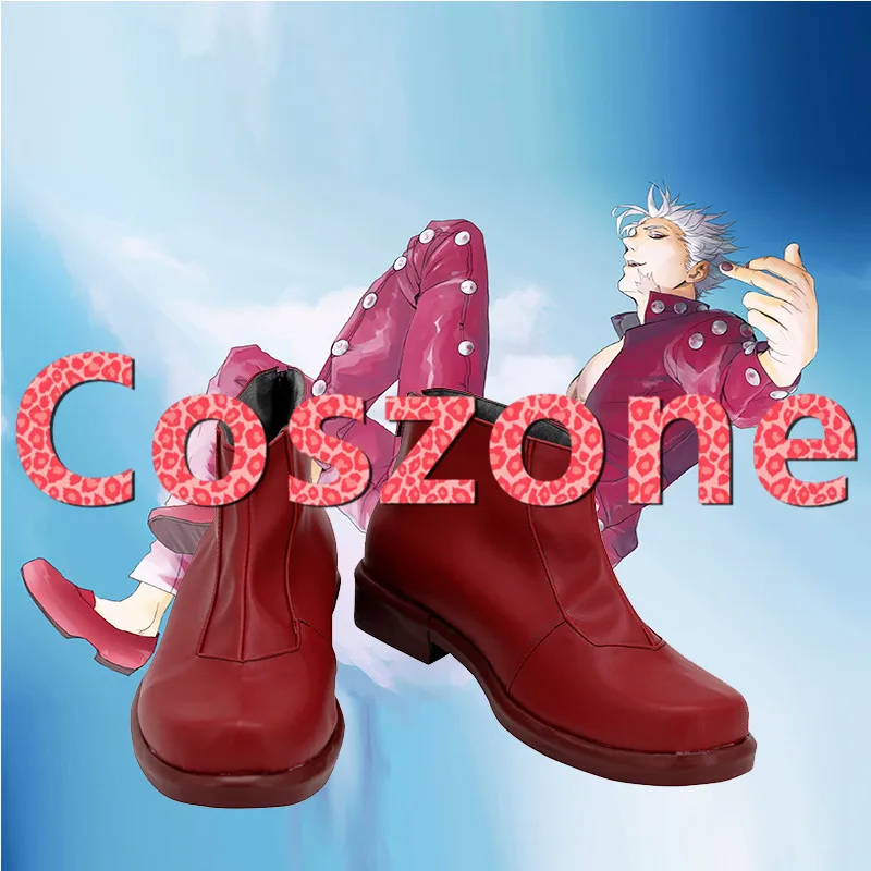 The Seven Deadly Sins Ban Fox's Sin of Greed Cosplay Shoes Boots Halloween Carnival Costume Accessories | Тематическая одежда