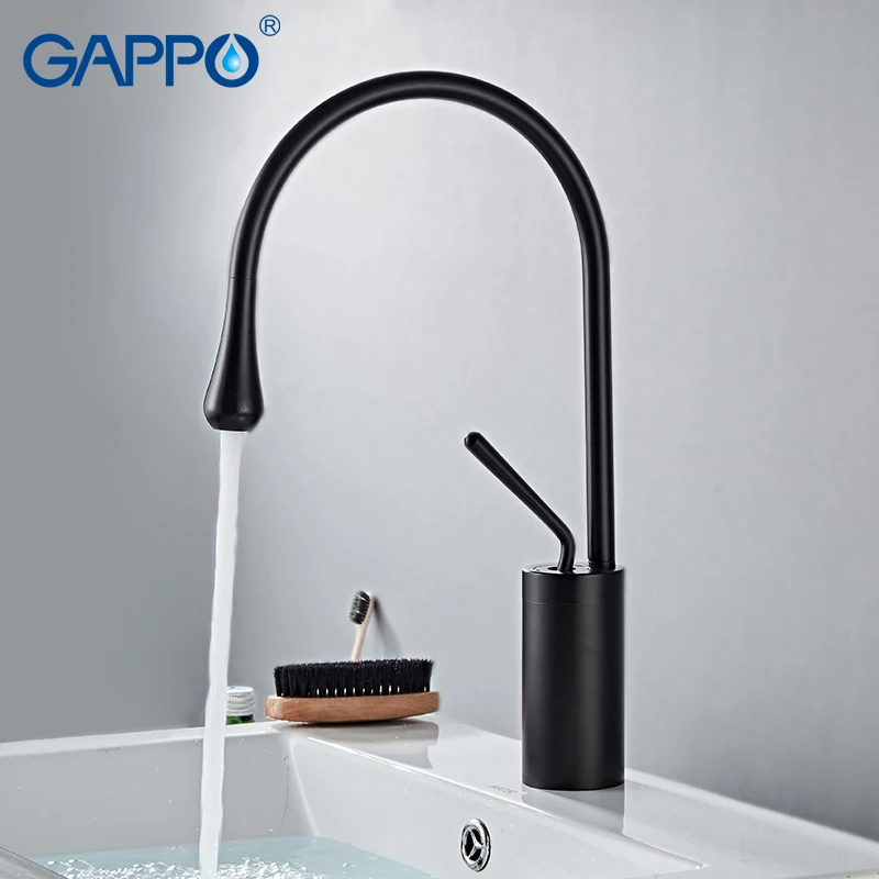 GAPPO современный латунный Смеситель для раковины Современный ванной комнаты