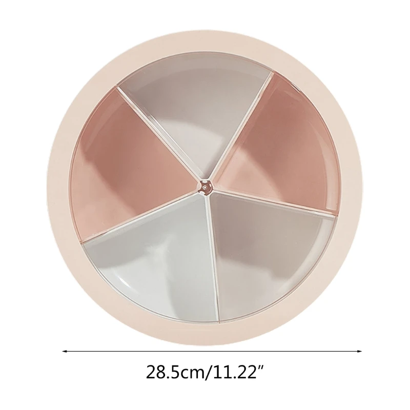 

Round Multi-Frame Candy Box Snack Tray with Lid Fruit Picnic Food Dishes Pastry Box Cake Display Drying Food Storage