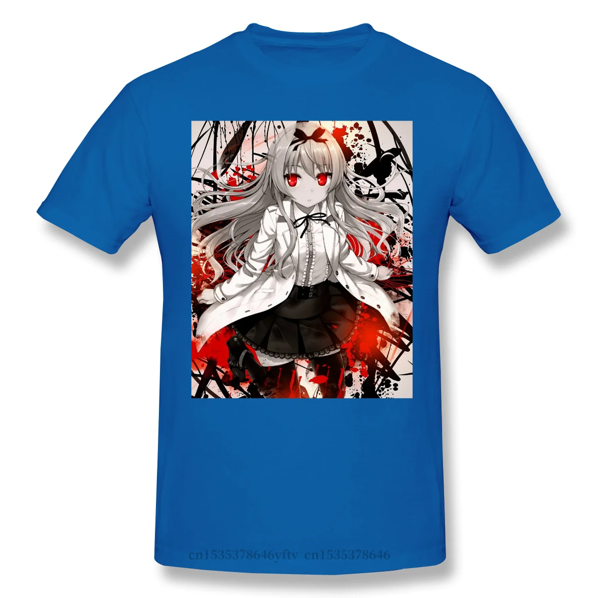 

2021 Leisure Fashion 100% cotton T-shirt Arifureta Hajime Nagumo Tio Klarus Anime for Men Cool Funny Crewneck