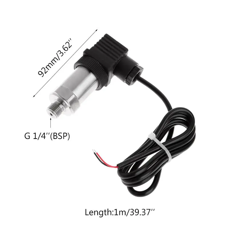 0-0.2/1//10/60Mpa Pressure Transmitter Transducer G1/4 4-20mA Output 1M | Инструменты