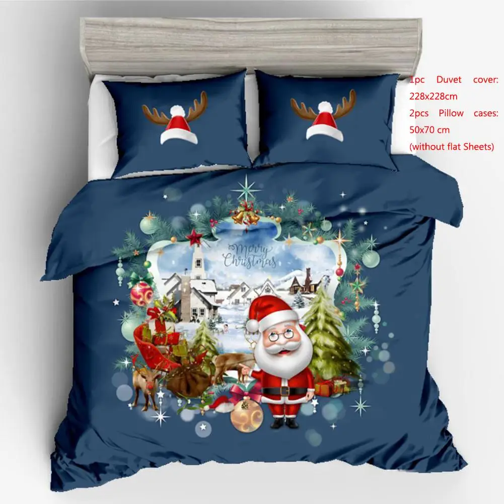 3 шт./компл. стильны рождественских домашний текстиль постельное белье полиэстер