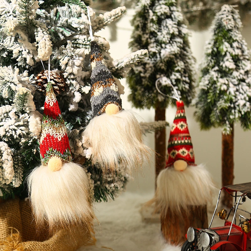 Безликая кукла с надписью &quotMerry Christmas&quot Звездный эльф Рождественское украшение