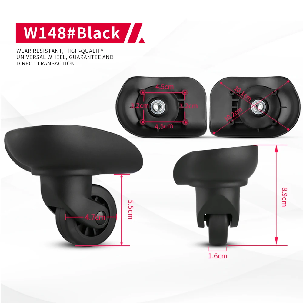 DILONG W148 Trolley suitcase universal wheel accessories pulley password suitcase luggage roller universal replacement caster