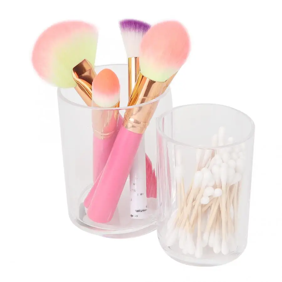 Акриловая Многофункциональная подставка для кистей макияжа прозрачная