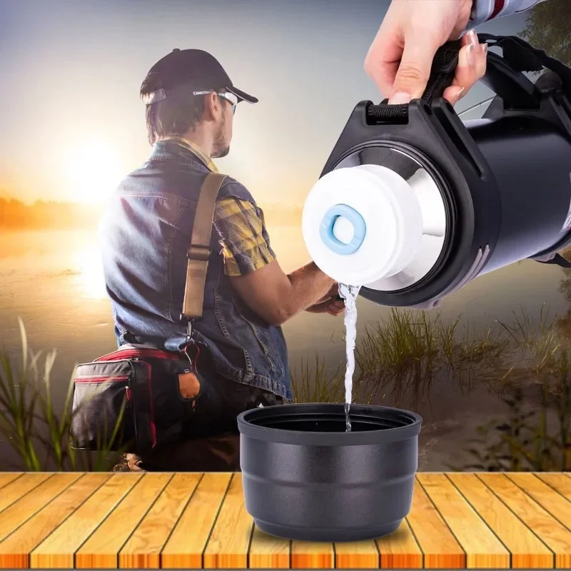 Дорожный термос из нержавеющей стали 1 2/1 5/2 л | Дом и сад