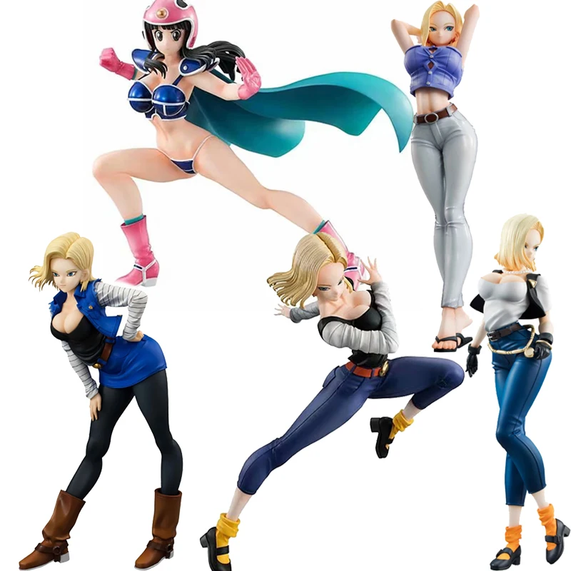 

Dragon Ball Lazuli Android 18 Action Figure Gals Chi-Chi Armor Android Figurine Sexy Girl Figma Collectable Toys Doll Christmas