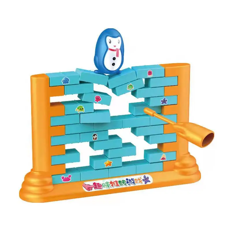 

Пингвин кирпичи, детские развивающие и обучающие игрушки для логического мышления, настольные игры для родителей и детей.