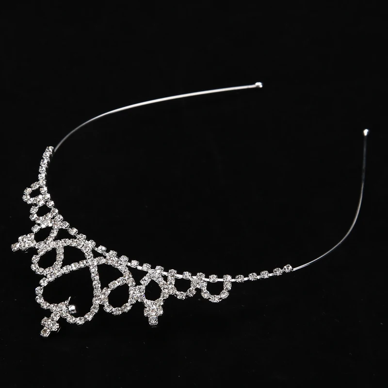 

Baby Crystal Tiara Hair Bows Baby Girls Headwear Party Accessiories Kids Girls Headdress Children Bridal Princess Prom Crown