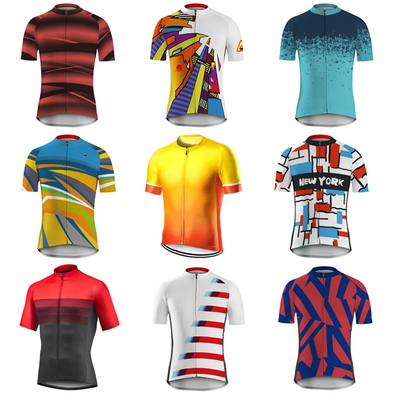 

SUMMER TOP Pro Cycling Bike race Jersey Clothing Maillot Ciclismo Short Sleeve Shirt Mountain Motorcycle men 2021 fashion jacket