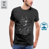 millenium falcon millenium falcon enlarged t shirt personalized 100 cotton round collar kawaii anti wrinkle breathable shirt