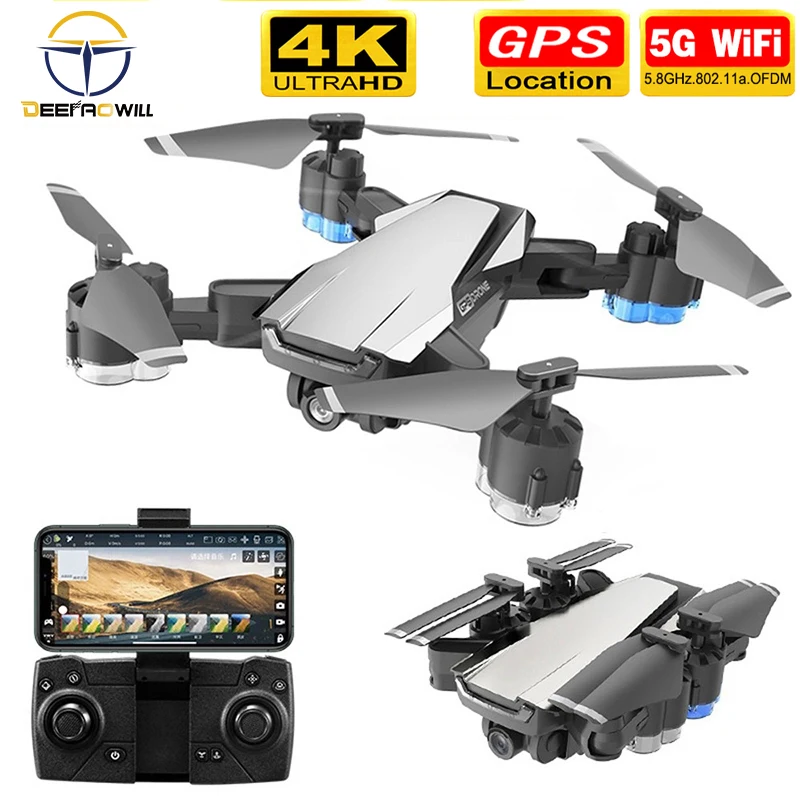 2020NEW Drone Gps HD 4K 1080P Wi-Fi с камерой против SG907 dron 20 минут игрушечные дроны | Игрушки и