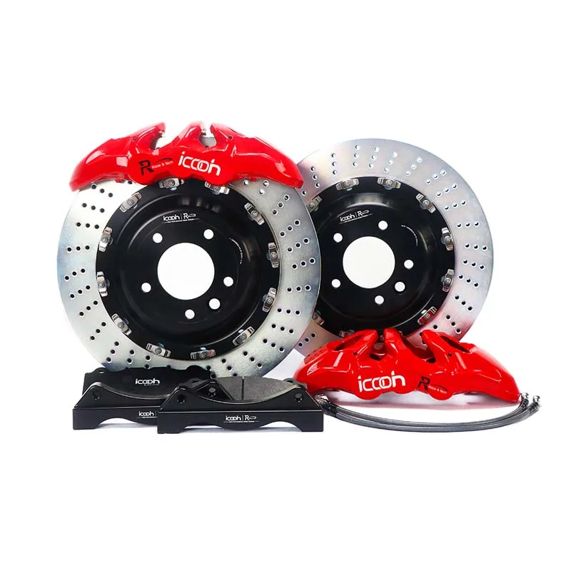 Лучший дизайн 6 кастрюль суппорт большой тормозной комплект подходит для 380-405 мм