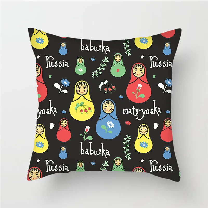 TTLIFE русская кукла наволочка для подушки с рисунком из мультфильма декоративная