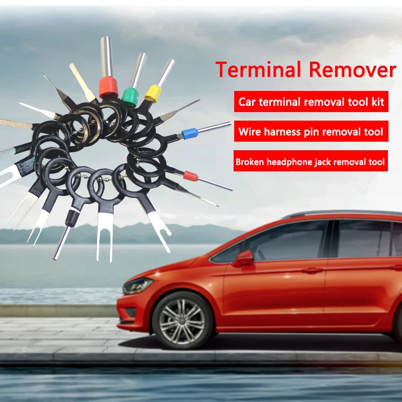 Набор инструментов для извлечения клемм Инструмент проводов штырьковый разъем