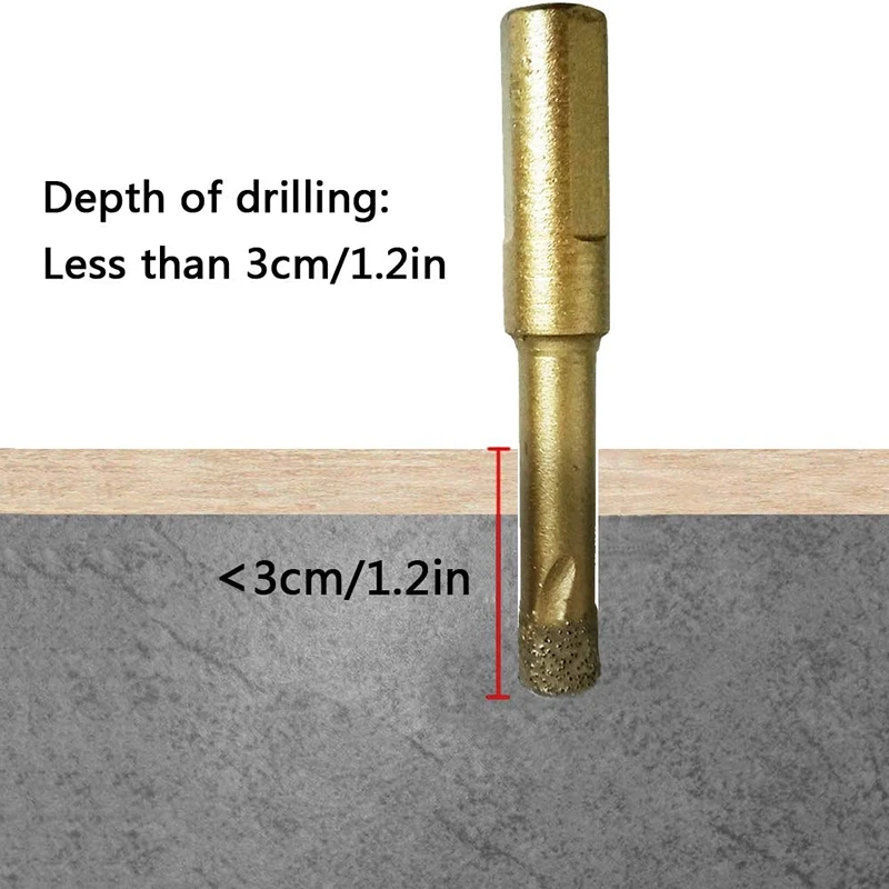 4 шт. алмазные сверла 8 мм 5/16 дюйма керамическая алмазная пила для керамической