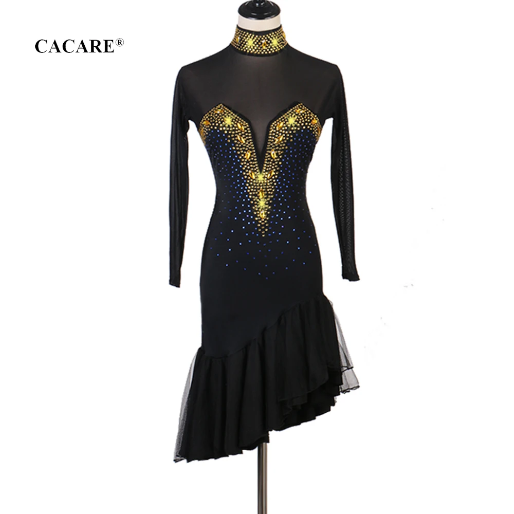 Женское платье для латиноамериканских танцев самая дешевая Одежда сальсы D0025