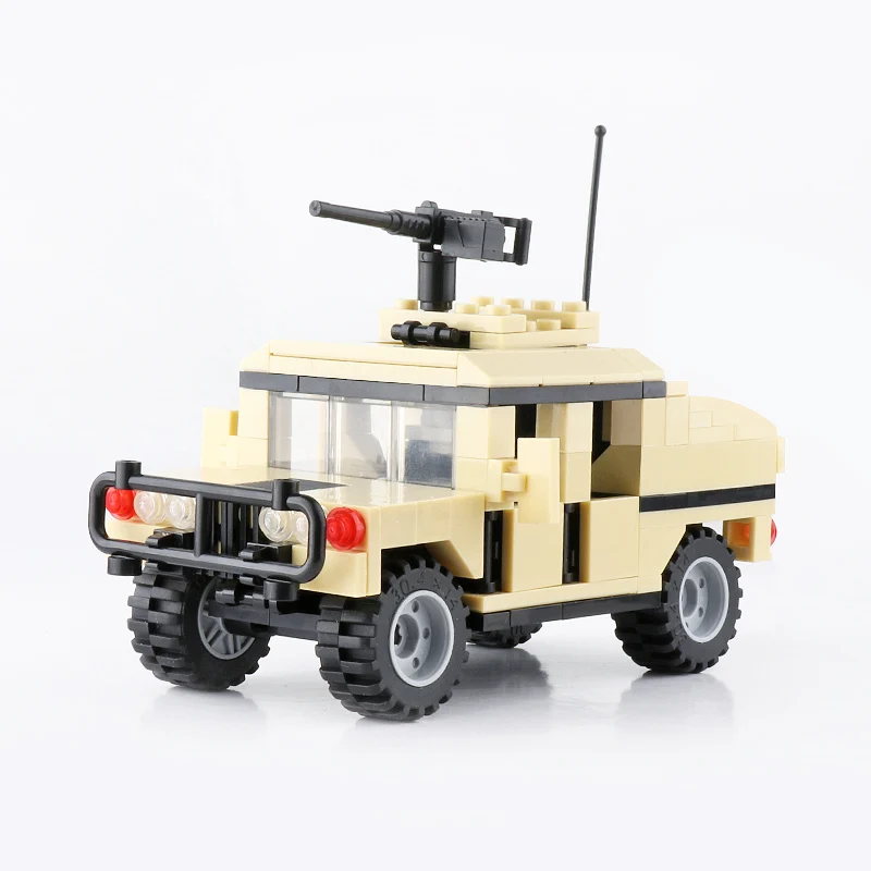 

Military Russia Soldiers Armored Vehicle Building Blocks Russia SWAT Policemen Soldiers Weapons Accessories MOC Car Blocks Toys
