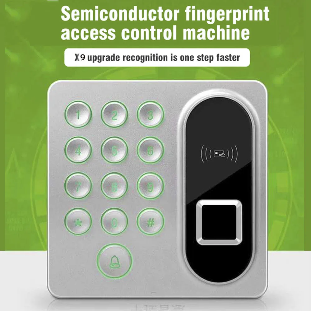

125KHZ Biometric Fingerprint Access Card Door Lock User RFID 200 Reader System Control Keypad